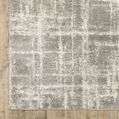 StyleHaven Veracruz Abstract Etchings Power-Loomed Shag Area Rug