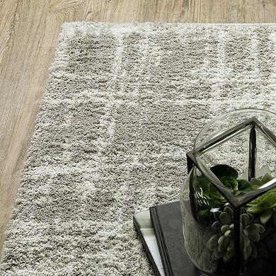 StyleHaven Veracruz Abstract Etchings Power-Loomed Shag Area Rug