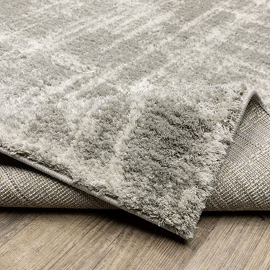 StyleHaven Veracruz Abstract Etchings Power-Loomed Shag Area Rug
