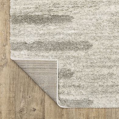 StyleHaven Veracruz Striped Edge Power-Loomed Shag Area Rug