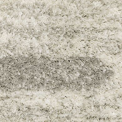 StyleHaven Veracruz Striped Edge Power-Loomed Shag Area Rug