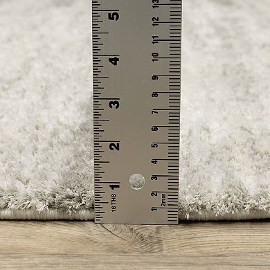 StyleHaven Veracruz Striped Edge Power-Loomed Shag Area Rug