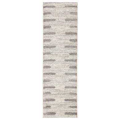 StyleHaven Veracruz Striped Edge Power-Loomed Shag Area Rug