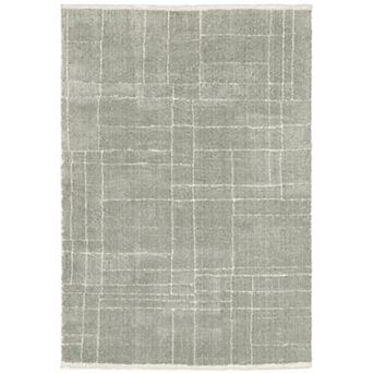 StyleHaven Veracruz Abstract Etched Lines Power-Loomed Shag Area Rug