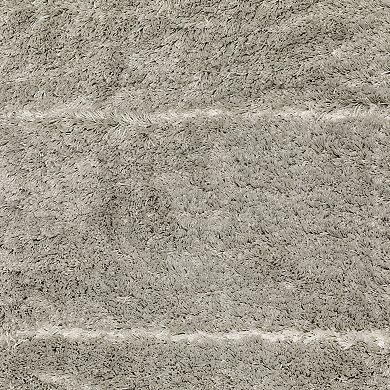 StyleHaven Veracruz Abstract Etched Lines Power-Loomed Shag Area Rug