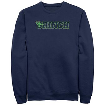 Big & Tall Dr. Seuss Grinch Collegiate Graphic Fleece