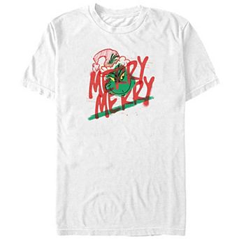 Big & Tall Dr. Seuss Grinch Merry Merry Graphic Tee