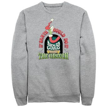 Big & Tall Dr. Seuss Grich If Santa Could Do It Graphic Fleece