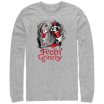 Big & Tall Dr. Seuss Feeling Grinchy Long Sleeve Graphic Tee
