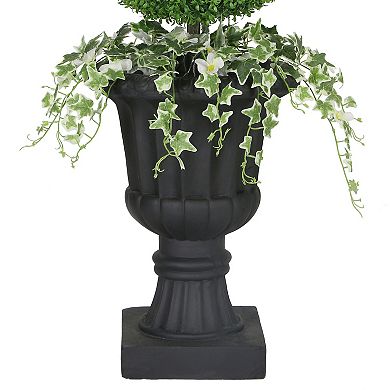 Puleo International 41-in. Topiary Boxwood Artificial Tree Floor Decor