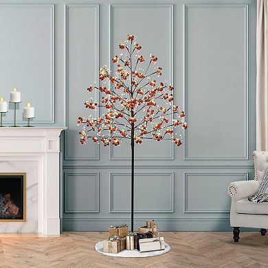 Puleo International 6' Pre-Lit Adorned Twig Tree