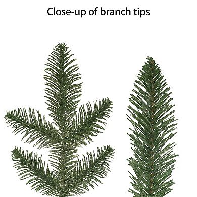 PULEO INTERNATIONAL Pre-Lit Gold Decorated Artificial Garland