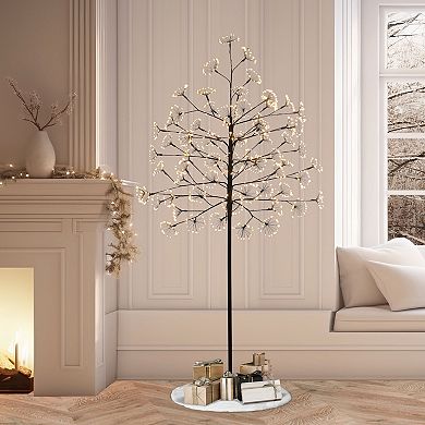 Puleo International 6' Pre-Lit Twig Tree