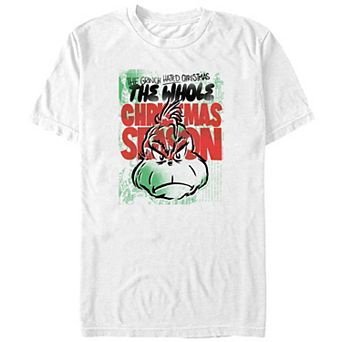 Men's Dr. Seuss Grinch The Whole Christmas Season Graphic Tee