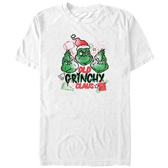 Men's Dr. Seuss Old Grinchy Claus Graphic Tee