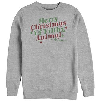 Big & Tall Home Alone Merry Christmas Ya Filthy Animal Graphic Fleece