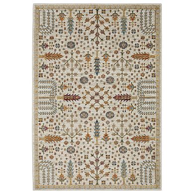 StyleHaven Alexander Ancient Traditions Ivory/Gold Area or Throw Rug