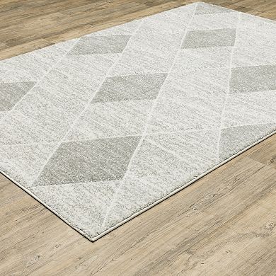 StyleHaven Colton Geomtric Diamond Power-Loomed Area Rug