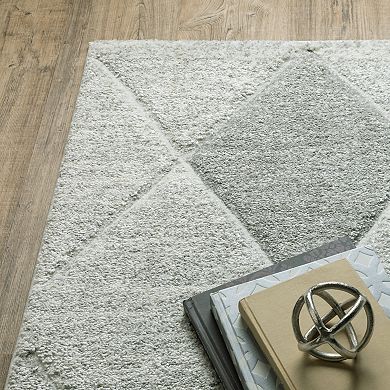 StyleHaven Colton Geomtric Diamond Power-Loomed Area Rug