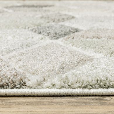 StyleHaven Colton Geometric Cubes Power-Loomed Area Rug