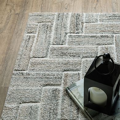 StyleHaven Colton Herringbone Power-Loomed Area Rug