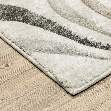 StyleHaven Colton Abstract Waves Power-Loomed Area Rug