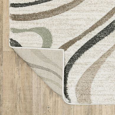 StyleHaven Colton Abstract Waves Power-Loomed Area Rug