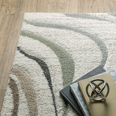 StyleHaven Colton Abstract Waves Power-Loomed Area Rug