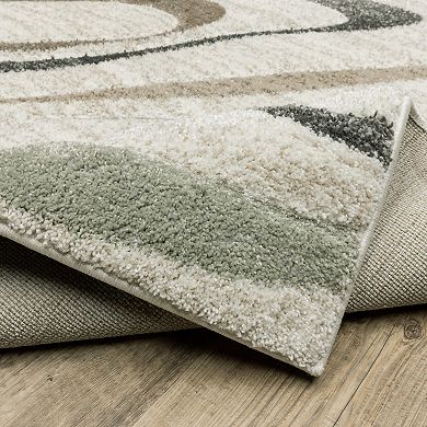 StyleHaven Colton Abstract Waves Power-Loomed Area Rug