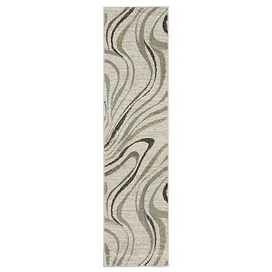 StyleHaven Colton Abstract Waves Power-Loomed Area Rug