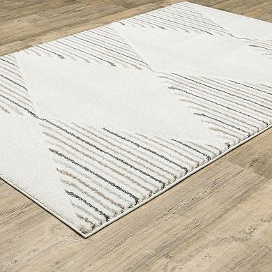 StyleHaven Colton Geometric Diamond Power-Loomed Area Rug