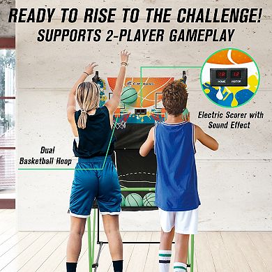 E-Jet Glow-In-The-Dark Basketball Arcade Game