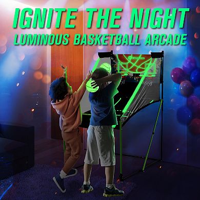 E-Jet Glow-In-The-Dark Basketball Arcade Game