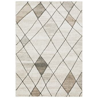 StyleHaven Colton Primative Lattice Power-Loomed Area Rug