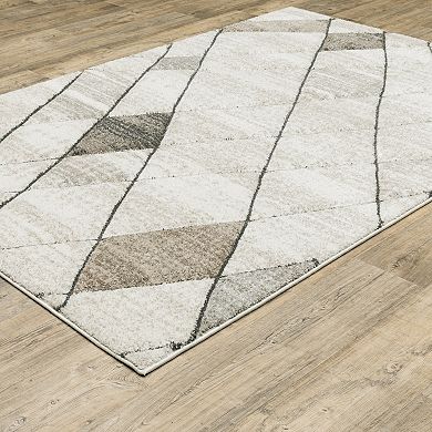 StyleHaven Colton Primative Lattice Power-Loomed Area Rug