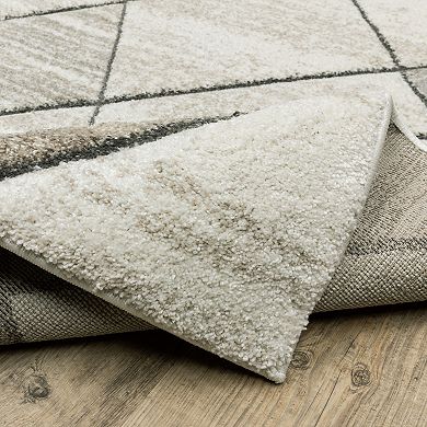 StyleHaven Colton Primative Lattice Power-Loomed Area Rug