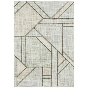 StyleHaven Colton Geometric Lines Power-Loomed Area Rug