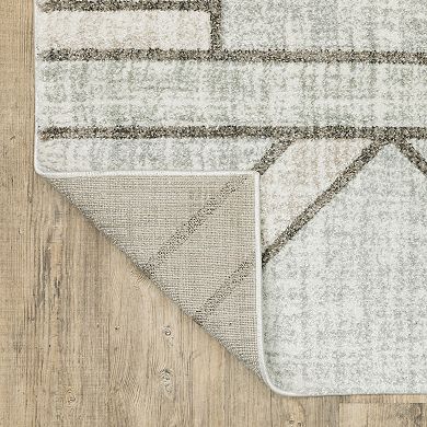 StyleHaven Colton Geometric Lines Power-Loomed Area Rug