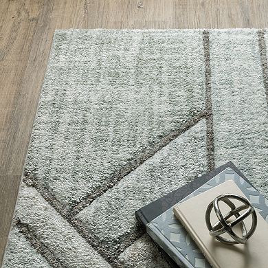 StyleHaven Colton Geometric Lines Power-Loomed Area Rug