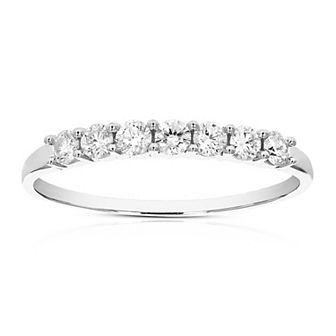 Amairah 14k Gold 1/2 Carat T.W. Diamond Wedding Band Half Eternity Ring