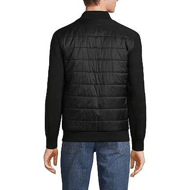 Men's Lands' End Insulated Sweater Jacket