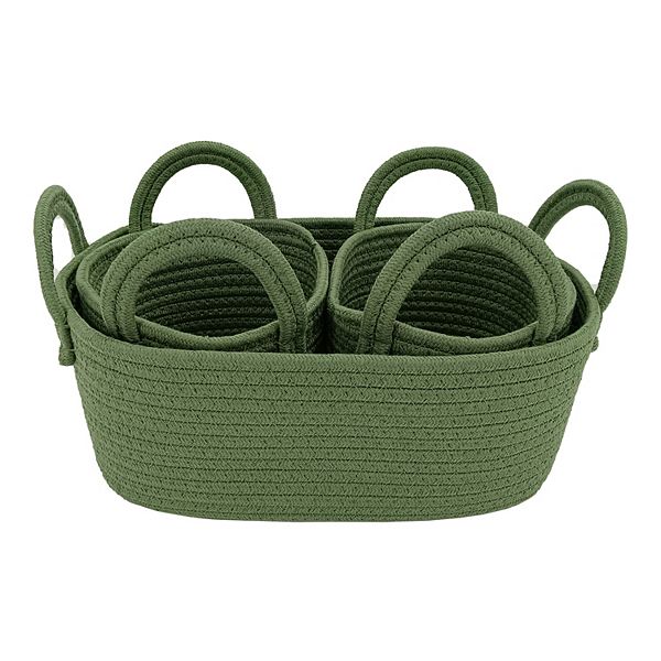 Sonoma Goods For Life® 3-Pack Rope Storage Baskets - Green