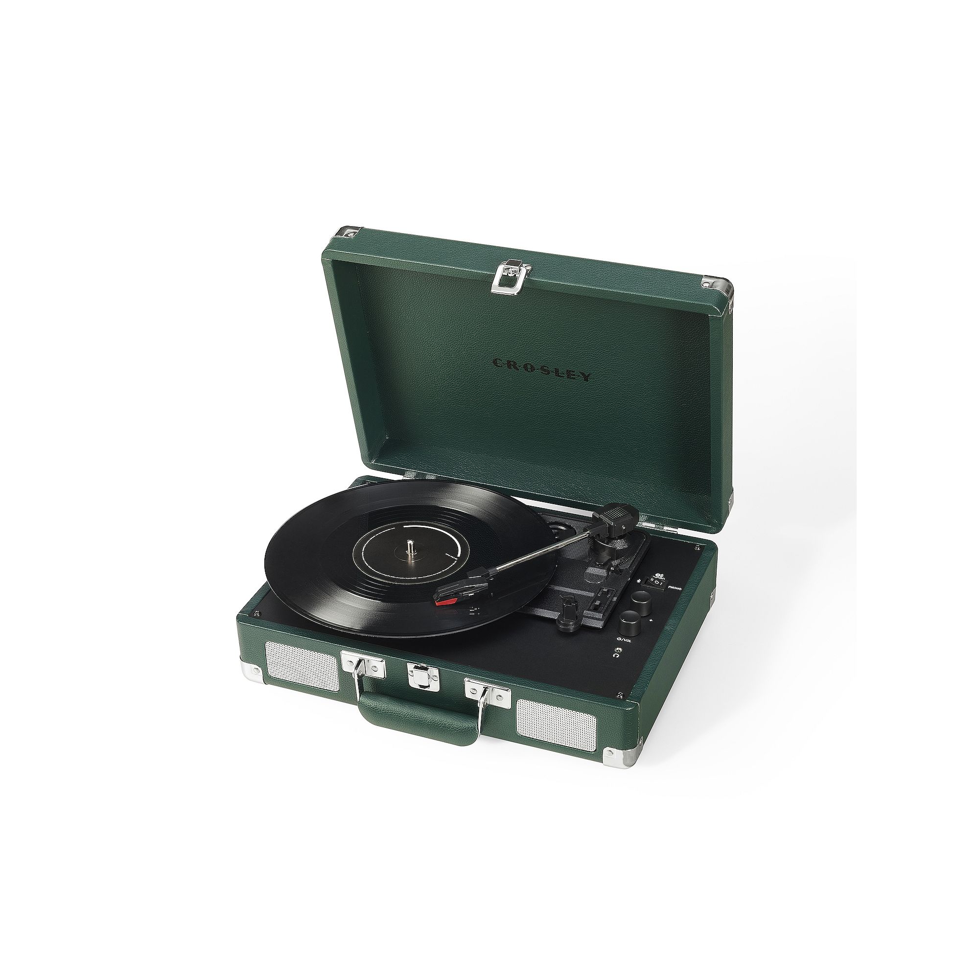 Crosley Cruiser Plus Record Player, Dark Green