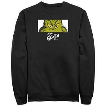 Big & Tall Dr. Seuss Grinch Naughty Eyes Graphic Fleece