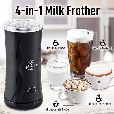 Zulay Kitchen Powerful 4-in-1 Electric Milk Frother And Steamer