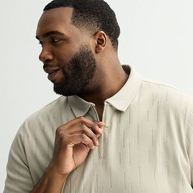 Big & Tall Apt. 9® Zipper Polo