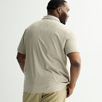 Big & Tall Apt. 9® Zipper Polo