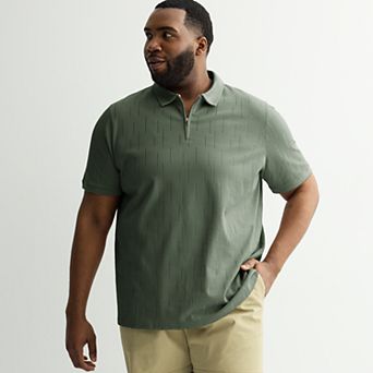 Big & Tall Apt. 9® Zipper Polo