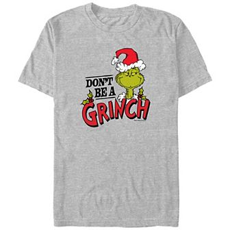 Big & Tall Dr. Seuss Don't Be A Grinch Graphic Tee