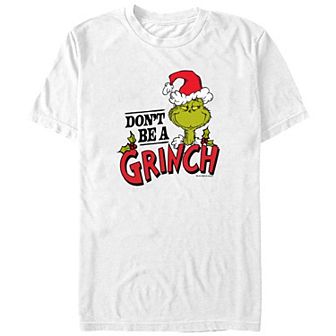 Big & Tall Dr. Seuss Don't Be A Grinch Graphic Tee